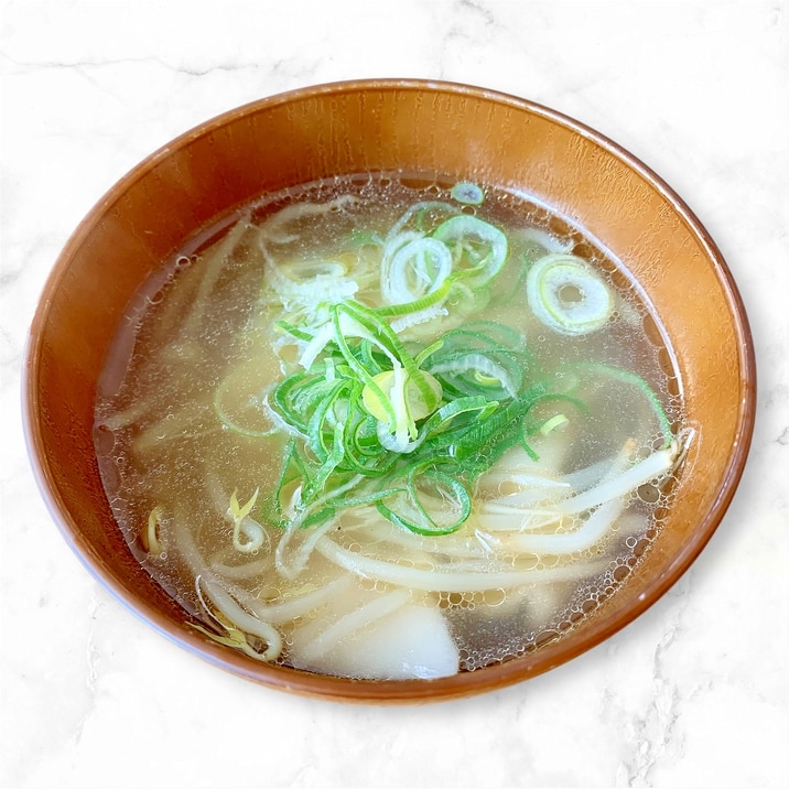 簡単!水餃子入り中華スープ